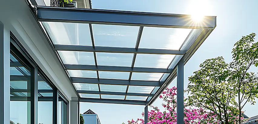 Glass Patio Roof Installation in University Place